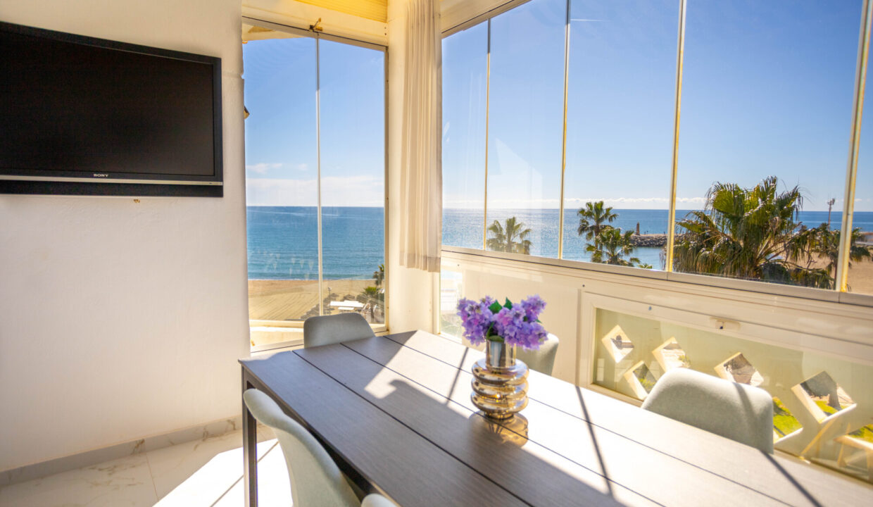 Terrace with fantastic sea and city views - Holiday rental in Playa Roccio